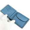 Great Valextra Bifold Wallet Wallet blue Grain calf Leather mens Used