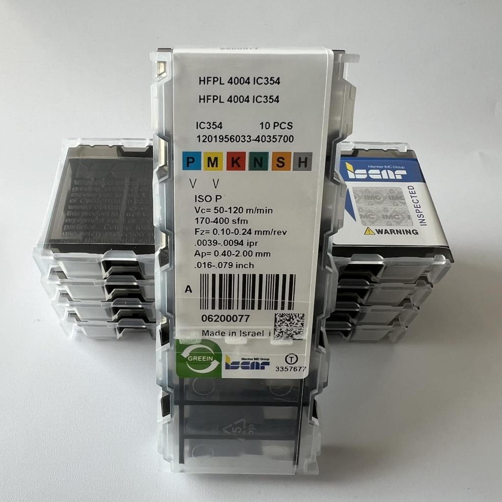 ISCAR / HFPL4004 IC354 / Industrial indexable carbide inserts 10 Pcs