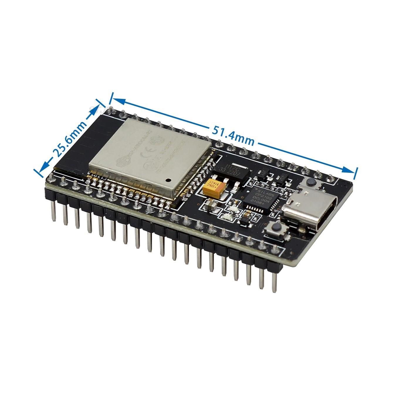 

ESP32 DevelopmentBoard TYPE-CUSB CH340C WiFi+For Bluetooth UltraLow Power Dual Core ESP32-DevKitC-32 ESP-WROOM-32 ExpansionBoard