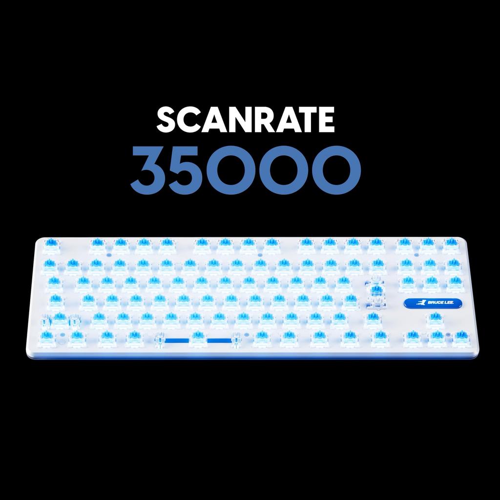 Pulsar Gaming Gears PCMK 3HE TKL Bruce Lee 85th Edition Gaming JIS Japanese 91 Magnetic 8K Polling Rate Keyboard, Layout, Keys, Switches,