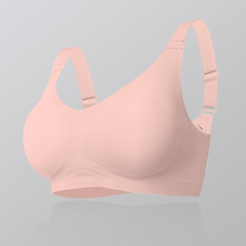 European and American Women's Underwear Seamless No-rims Removable Bra Pads