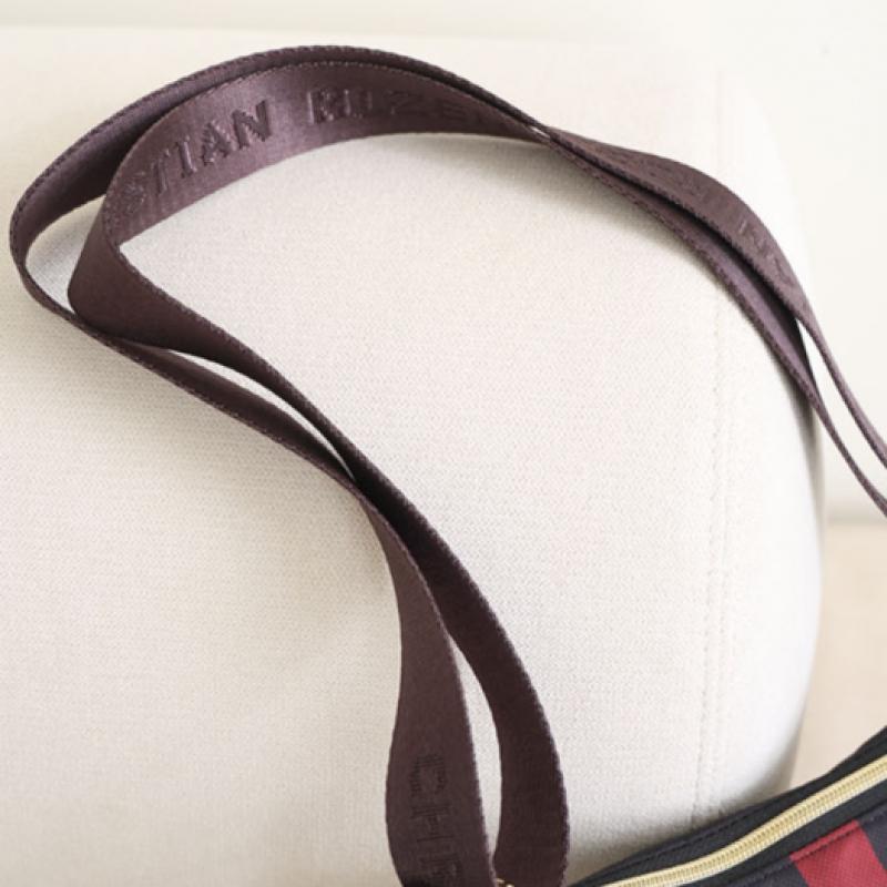 Shiz Madam Ultra Lightweight Check Multi Pocket Crossbody Bag A42433
