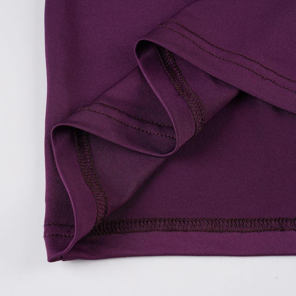 Robe élégante à épaules dénudées et manches chauve-souris - Couleur unie, Coupe ample, Style court drapé pour femmes