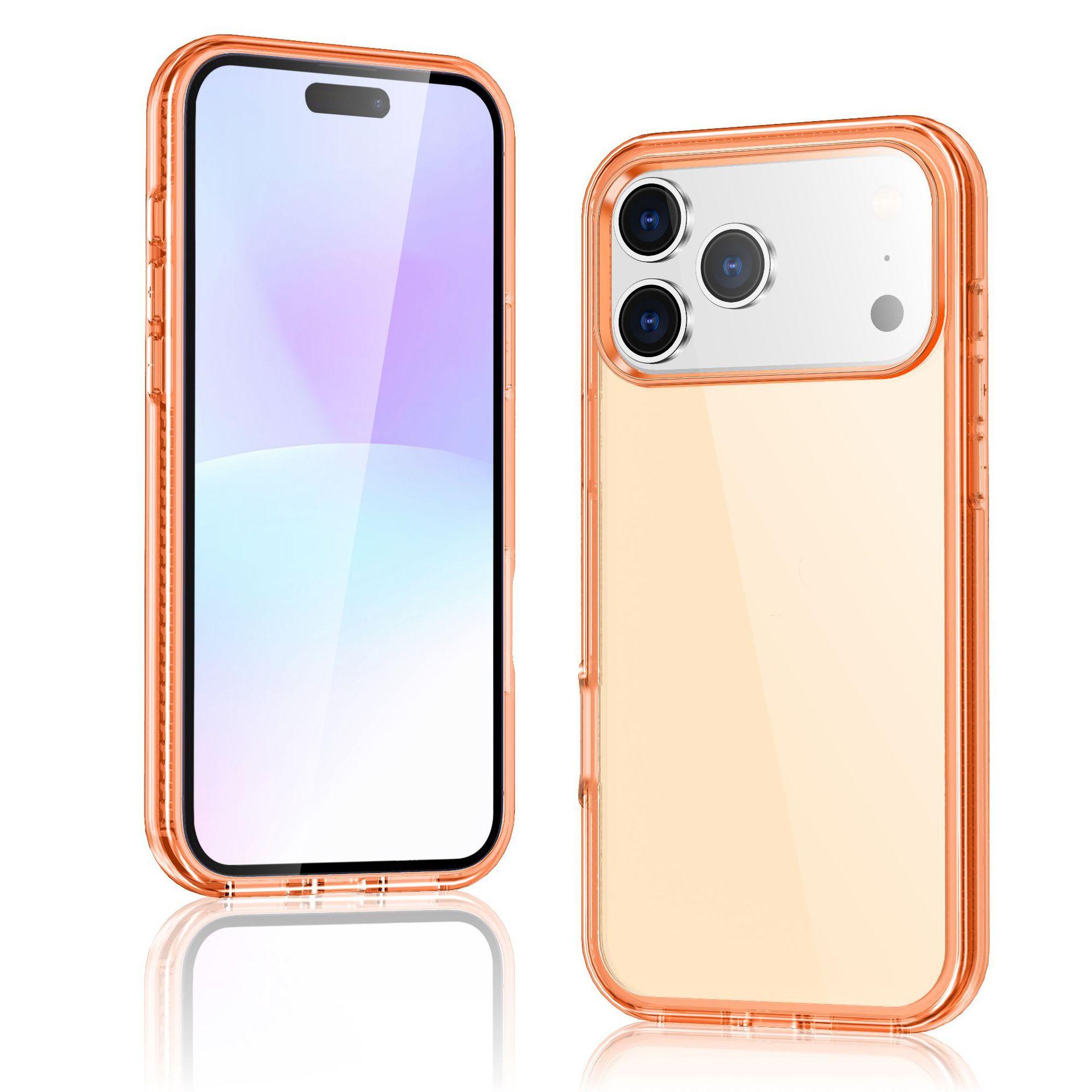 

New for IPhone 17 Thickened Anti-fall Mobile Phone Case for IPhone 17 All-inclusive TPU+PC Mobile Phone Case Protective Cover IP17 Pro