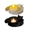 3D Printed Cat Candle Holder Tealight Candle Stand Burr-Free Cute Cat Figurine