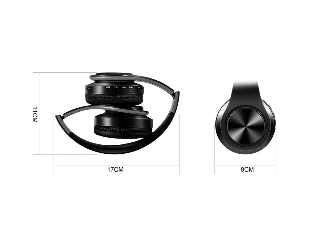 Enhanced Bluetooth Wireless Headband: HIFI Deep Bass Sports Headphones