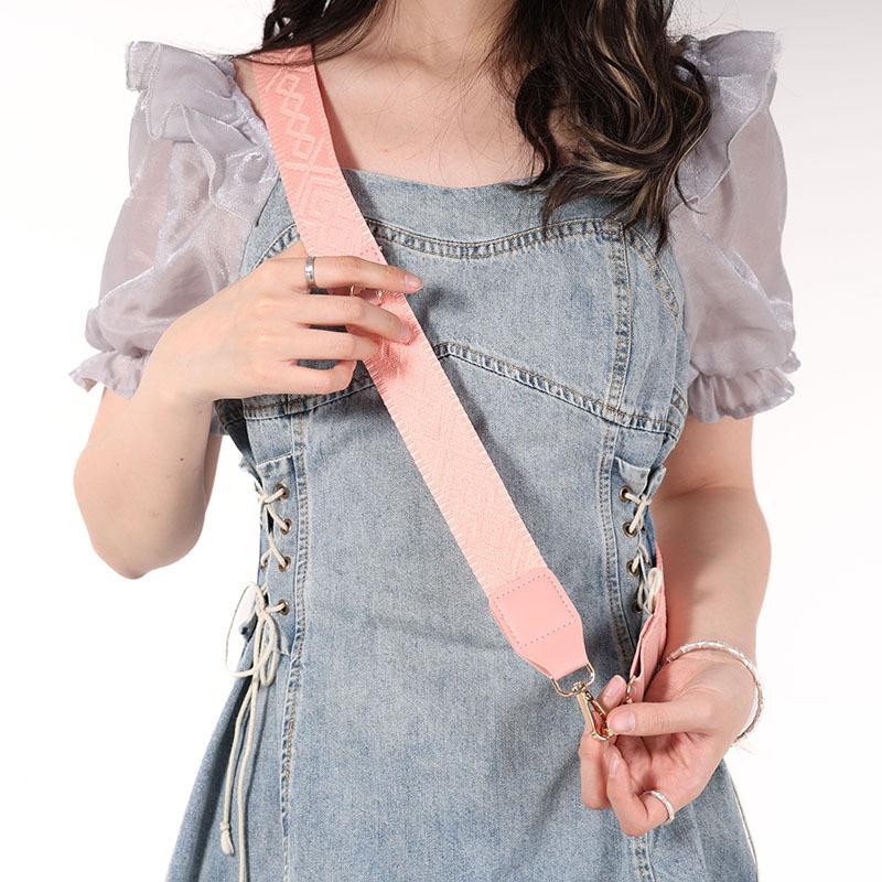 New Messenger Bag Strap Shoulder Strap Adjustable Women's Bag Accessories Polyester Pattern Replacement Bag Belt Transformation