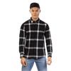 Peter Werth Mens Haslam Plaid Long-Sleeved Shirt