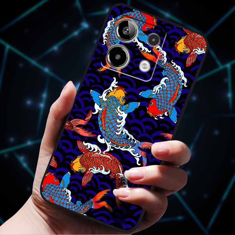3D Flowers Emboss Fundas For Redmi Note 13 Case Note13Pro 5G Soft Silicone Phone Cases for Redmi Note 13 Pro Plus Back Cover Bag