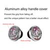 Bicycle Grips Cover Comfort Rubber Handlebar Grips Non-slip Shock Absorption Aluminum Alloy Single Lock Handle Cover