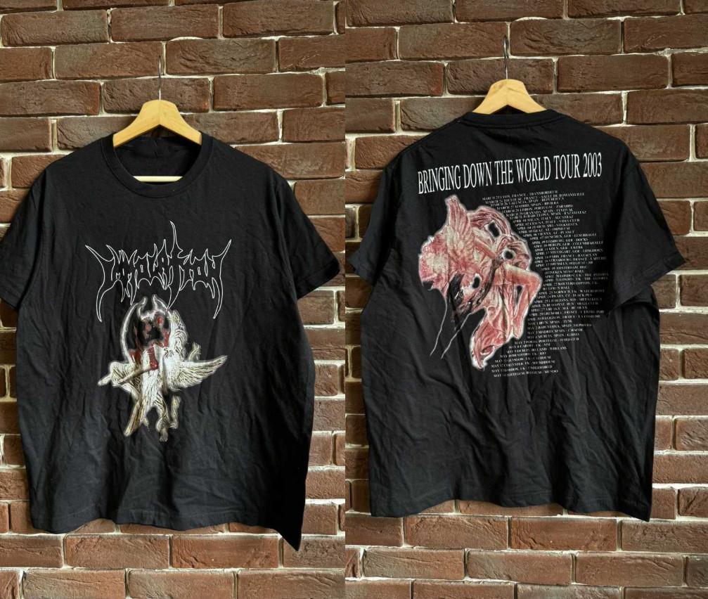 2 Sided Immolation Bringing down Death Metal T-Shirt TS1028 XXXXL