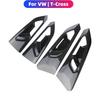 LHD Inner Door Handle Cover Sticker for VW Tcross T-cross 2018-2026 Carbon Fiber Door Panel Stickers Trim 4PCS Accessories