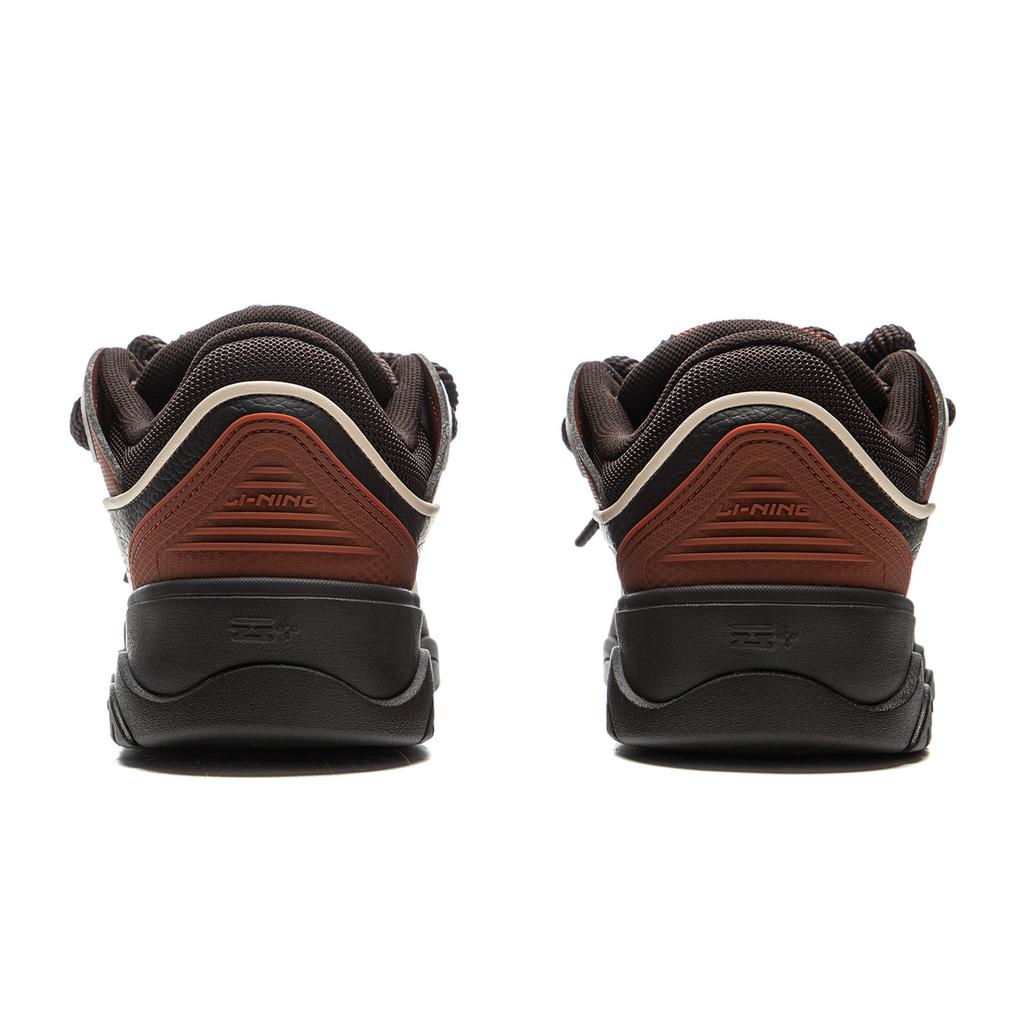 Li Ning Journey 2.0 Thick Sole Sneakers Men Sneakers Beige Brown Black AGCU091-12