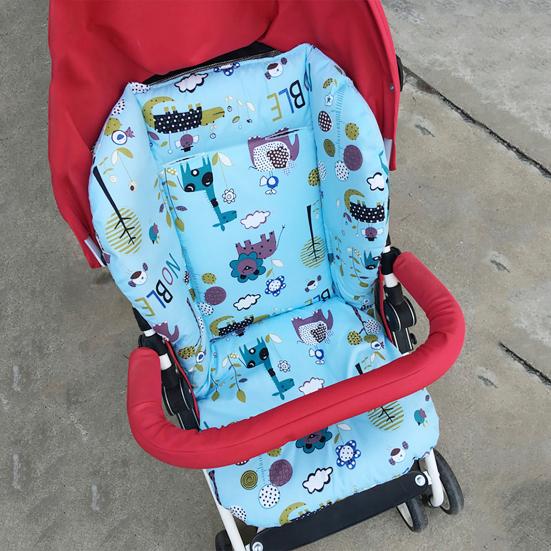 Chair Cushion Foldable Protector Cotton Star Print Stroller Chair Liner Mat for Baby