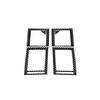 6Pcs For 2008-2010 Chrysler 300 Carbon Fiber Interior Side Air Vent Cover Trim
