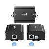 Heavy Duty POE Converter 48V To 24V 3A Gigabit Metal Case Data Transmission For Camera Installation Accessories
