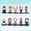 Sada 10 PVC figurek postav z hororových filmů Chucky, Joker, The Crow a další!