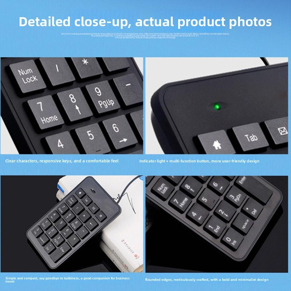Multifunctional USB Numeric Keypad 23 Keys Number Pad Keyboard  For Laptop PC Desktop