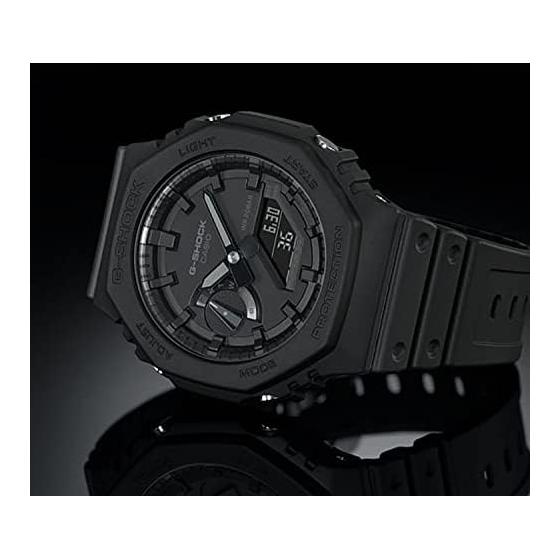 Casio G-Shock GA-2100-1A1 Ana-Digi All Black Watch Men's Carbon Core Guard [Parallel Import]