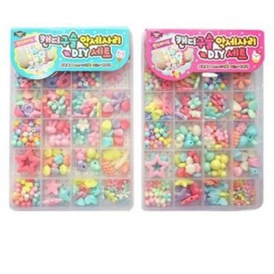 Zestaw do samodzielnego montażu koralików Sweet Day, dostawa losowa, 2 zestawy popularnych koreańskich zabawek