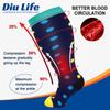 Plus Size Compression Socks 2XL-4XL Calves Leg Stockings Comfortable Knee High Stockings  Athletic