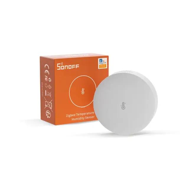 SONOFF SNZB-02P Zigbee Smart Temperature and Humidity Sensor Home Sensor intelligence Home Voice Control Easy Micro Link App 1pc SNZB-02P