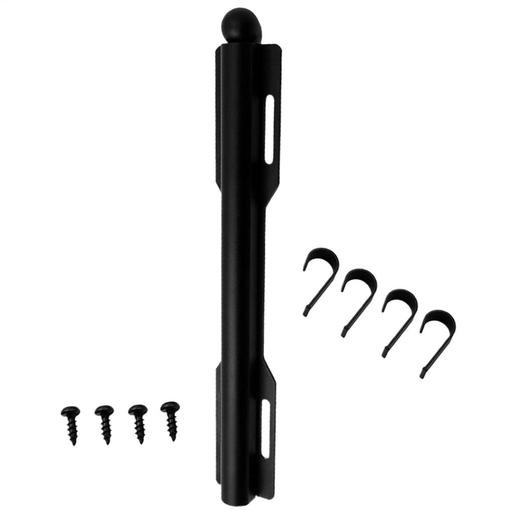 Valet-Stange Verstellbar Ausziehbar Karbonstahl Verlängerung Mit 4 Haken Wandmontage Valet-Stange Für Zuhause Schlafsaal Zimmer Küche Auslage