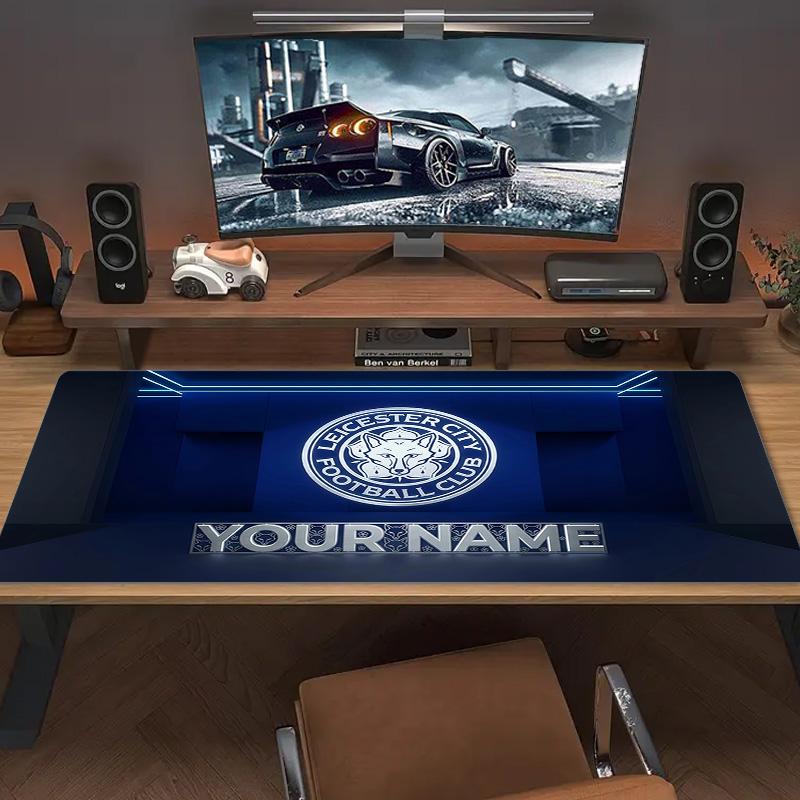 Leicester City Football Club Print Cushion Non-slip Laptop Tablet Big Mousepad XXL Mat Mini PC Playmat With Lock edge