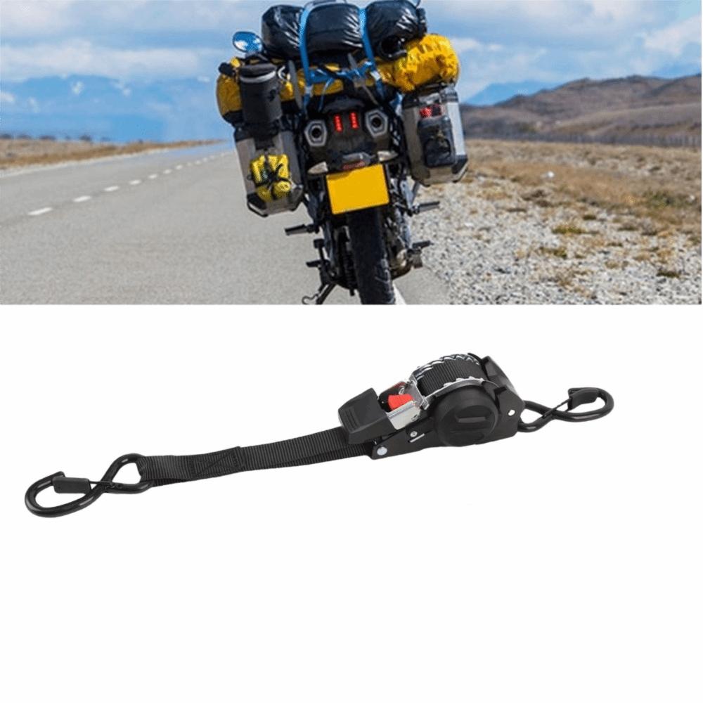 Stretching up to a maximum length of 3m Ratchet Tie Down Straps Black Trailer Straps  for Jet Ski