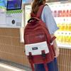 High-value Schoolbag Female Large-capacity Primary School Backpack Junior High School High School Student Simple College Student New Backpack