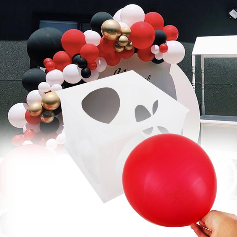 11Holes Plastic Balloon Sizer Box Balloons Size Measurement Tool for Birthday Wedding Party Baloon Arch Column Ballon Decoration