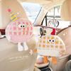 Cute Tissue Boxes Car Tissue Holder Auto Backseat Hanging Accessories Organizer Car Interior Decoration Plush Home Storage Bag