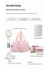 Women's Large Capacity Badminton & Tennis Bag with Dry/Wet Separation - Handheld & Shoulder Options