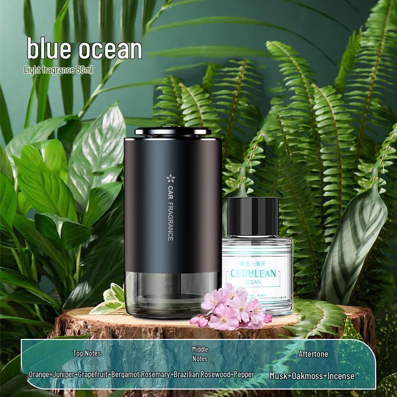 Starry Sky Smart Aroma Diffuser: Dual-Use Misting Perfume with Floral Scent & Atmosphere Light for Car and Home