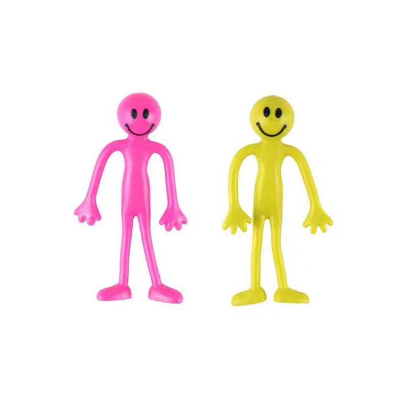 2Pcs Novelty Gifts Funny Expression Bendy Men Party Favors Kids Toys Cool Gadgets Juguetes Nnovedosos Para Niños