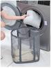 Portable Foldable Wall-Mounted Laundry Basket: Large Capacity Mesh Storage for Bathroom and Toilet.