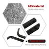 Carbon Fiber Center Console Dashboard Side Air Vent AC Outlet Cover Trim Interior Accessories Compatible with Chevy Suburban SUV 2020-2023,for GMC