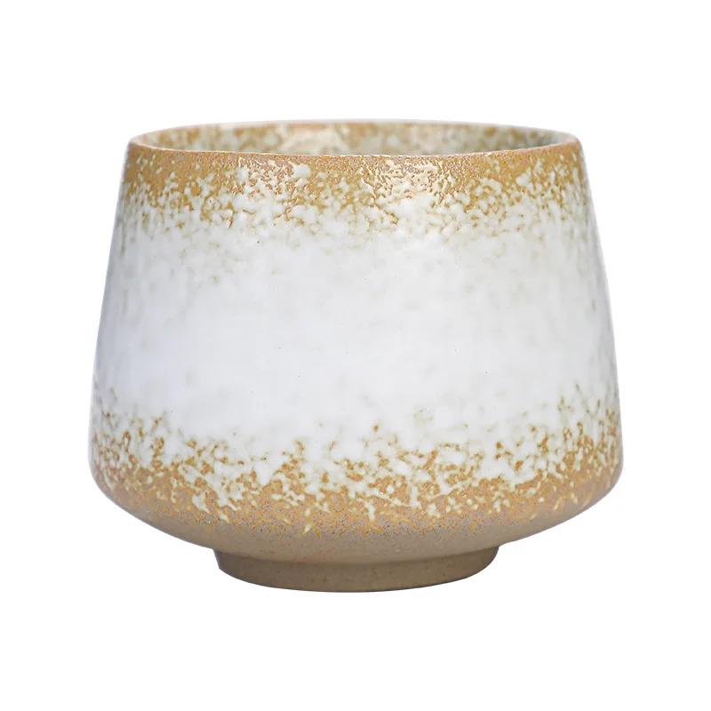 

Керамическая чашка ручной работы объемом 200 мл, ретро-керамическая кофейная чашка с цветочным узором