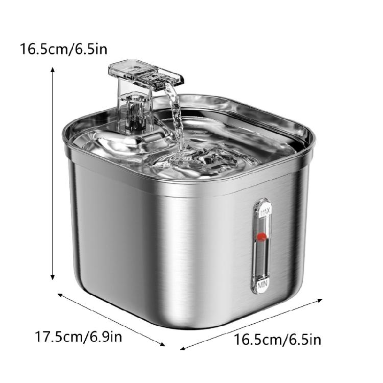 2.20L Pet Cats Water Fountain Low Noise Adjust Dog Water Bowl Water Dispenser Water Bowl Dispenser Large Capacity