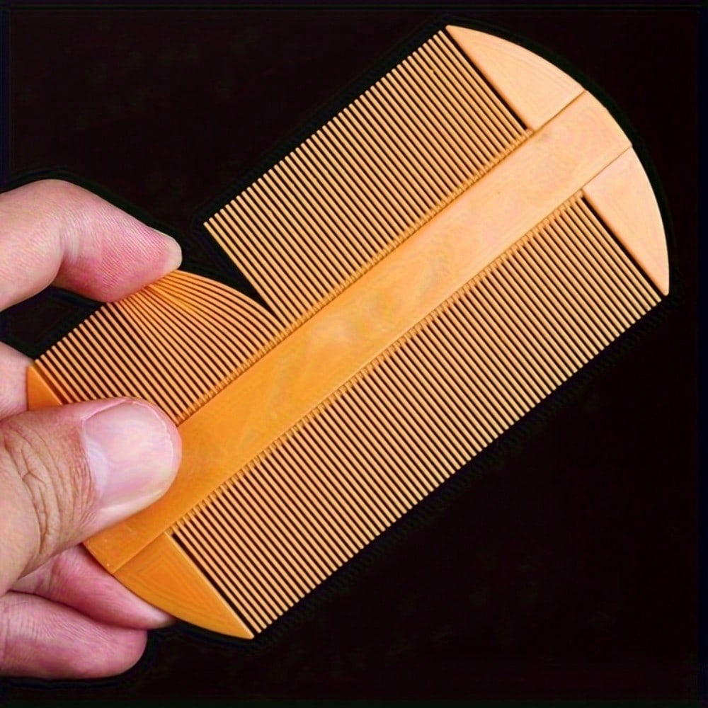 1pcs Ultra Dense Tooth Dandruff Removing Comb, Encrypted Lice Removing Comb, Household Dandruff And Mite Removing Comb, Scalp Cleaning Tool