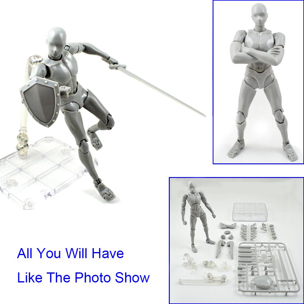 Figma 2.0 She//he S.H.Figuarts Body SET PVC Body-Chan Action Figure In Box