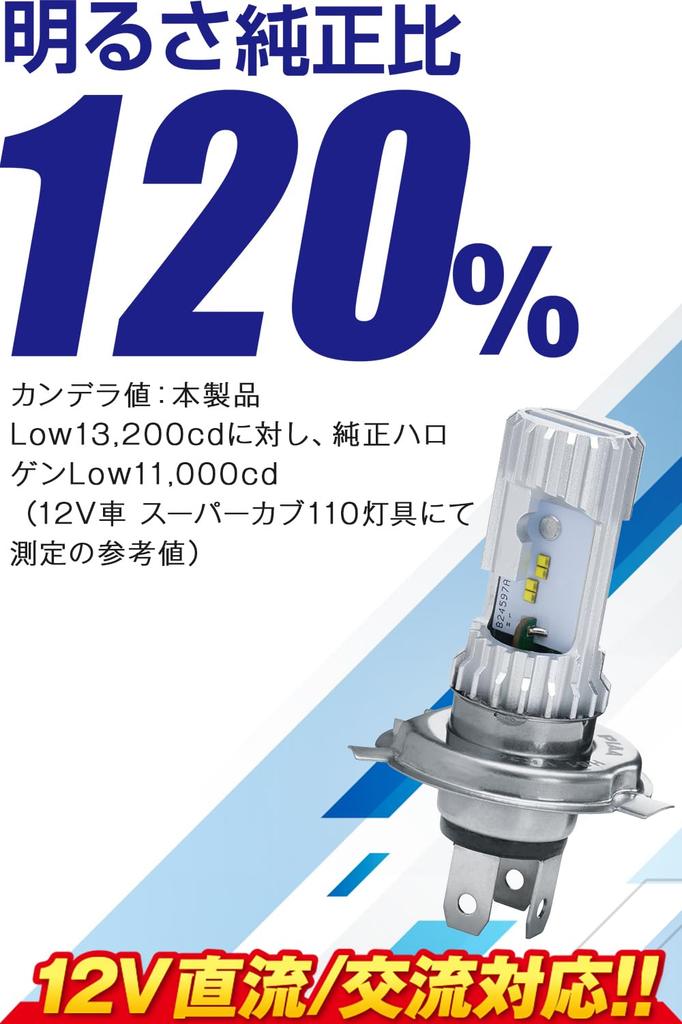 PIAA Motorcycle Headlight 12V High Earthquake Pack of MLE14 Bulb, LED, 6600K, Controller-less, 9/9W, HS1, DC/AC Compatible, Resistance, 20G, 1,