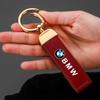 BAGA7 Hot 2025 Car Keychain Leather Keyring Pendant For BMW Performance F10 F30 E46 E90 E60 G30 F20 X5 E70 E39 E36 E87 X7 E92 M4 Acces