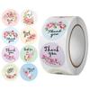 500 Self-Adhesive Thank You Dessert Stickers - Cartoons, Weddings, & Baking Seals for Children