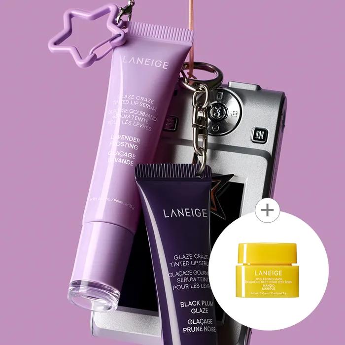 Glaze Craze Tinted Lip Serum Cool Tone Edition 12g (Option) Lavender Frosting