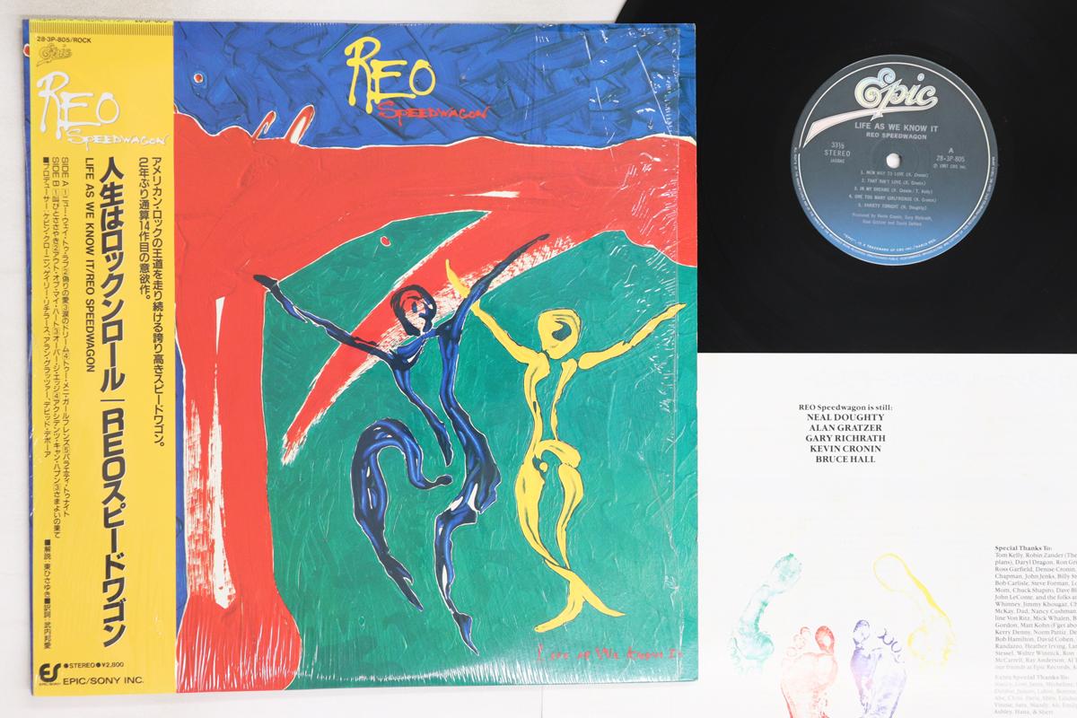 

LP Record REO SPEEDWAGON - Life As We Know It 283P805 EPIC 1987 Japan Obi Rock Used