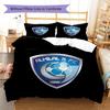 Al Hilal SFC Pattern Bedding,Quilt Set Quilt Cover Pillowcase Home Birthday Gift(1 * Duvet Cover + 2 * Pillowcase, Without Core)