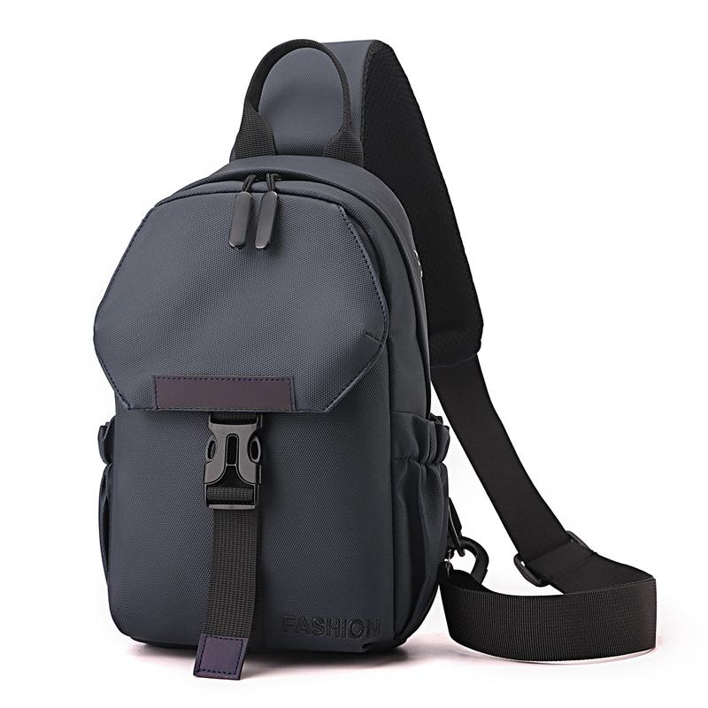 Stylish Unisex Chest Pack - Fashionable Nylon Crossbody Bag for Everyday Use Stylish Nylon Shoulder Bag
