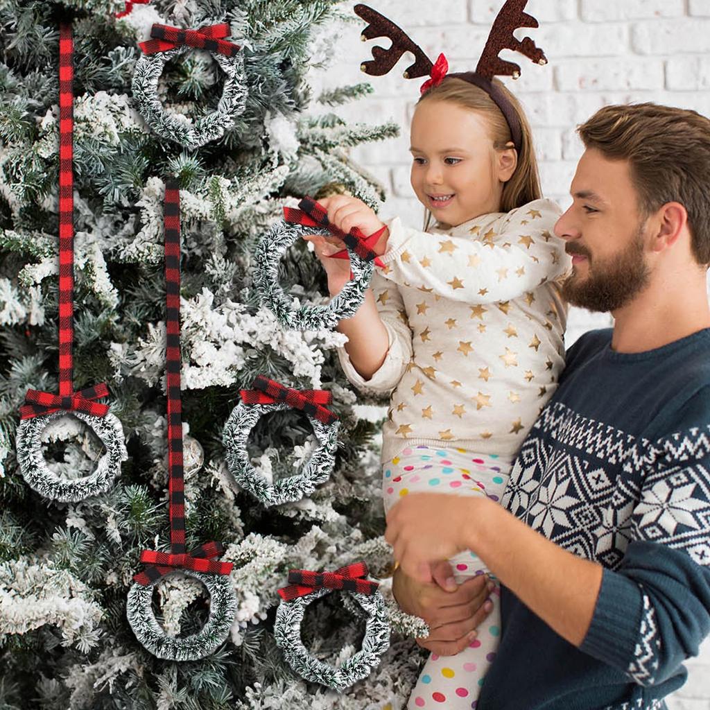 Christmas Cabinet Wreath Ribbon Christmas Wreath With Berry Bow Wreath Grass Strip