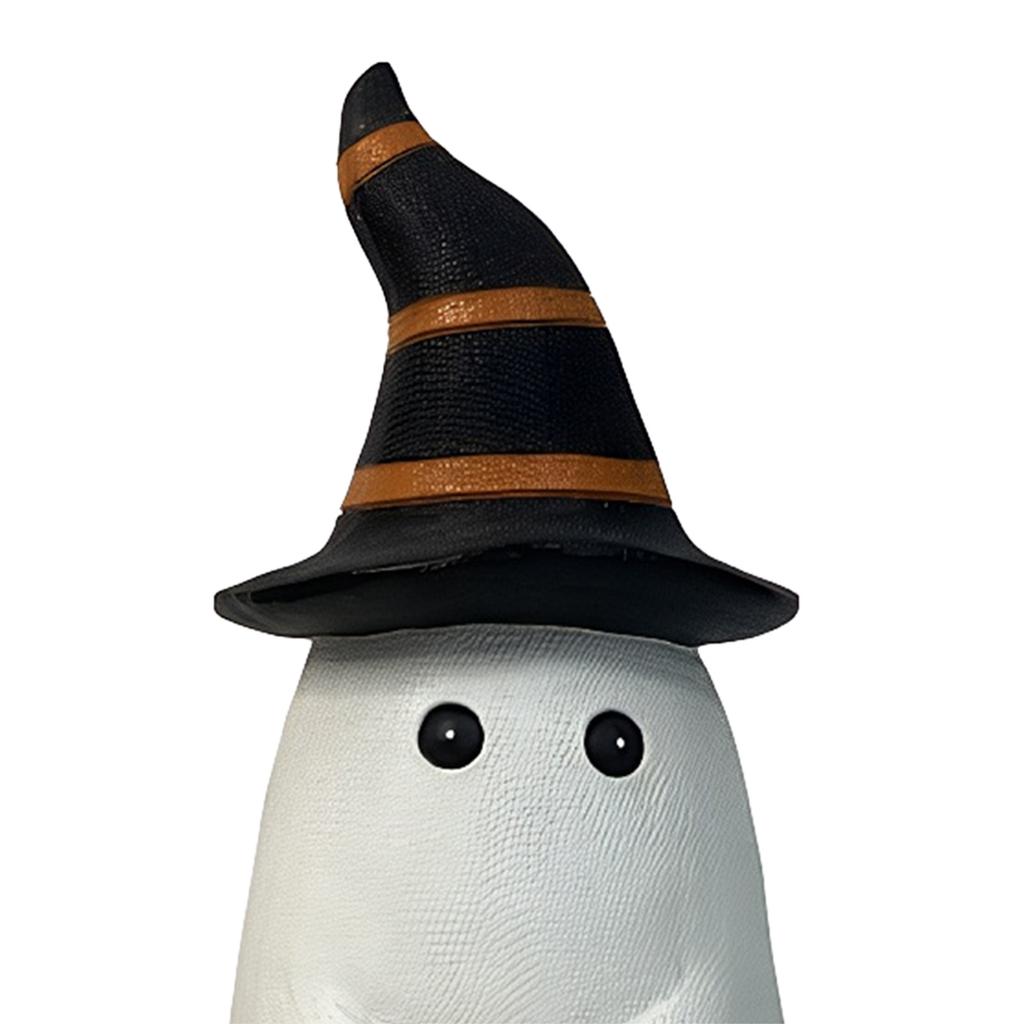 Halloween Ghost Pumpkin Resin Figurine Cute Cartoon Spooky Statue Desk Shelf Decor Party Props Ornament